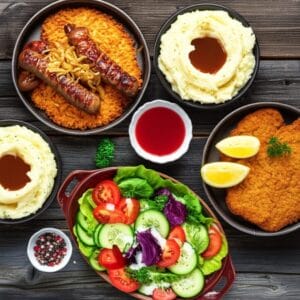 What is the most popular dinner food in Australia?