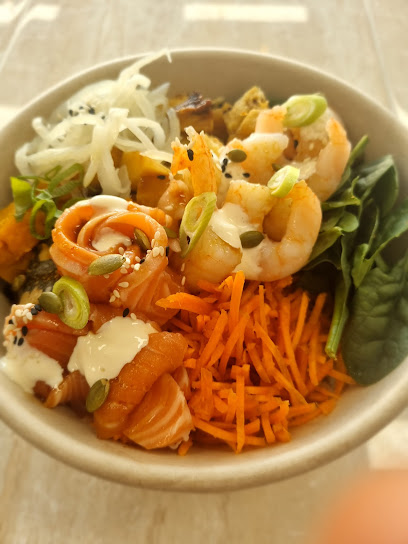 Essential Roots Poke Bowl Style restaurant